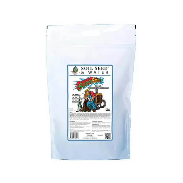 Super Booster Concentrated Organic Fertilizer 9lbs 1 CF - Soil Seed & Water