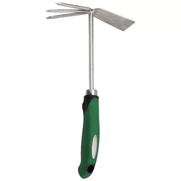 Shrub Rake Hoe Fork Combo 12-Inch