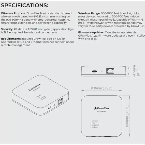 GrowFlux Mesh Access Point