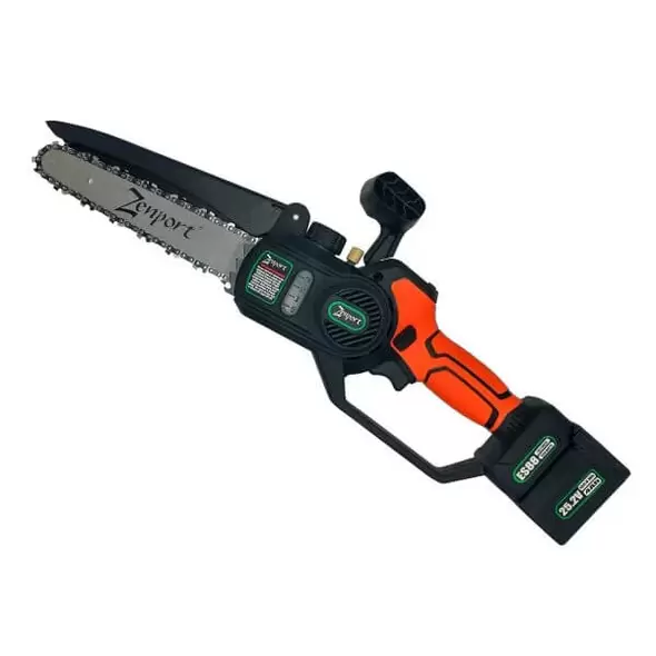 Cordless Chainsaw - 8-Inch, 25-Volt Battery