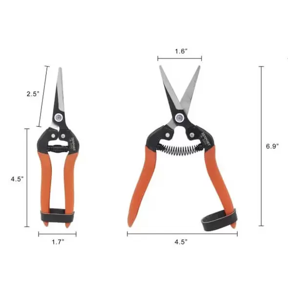 Harvest Shear - Long Curved Carbon Steel Blade