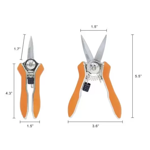 Micro Trimmer Shear With Twin Blade, 6-Inch Long