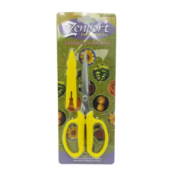 Floral Scissors With Safety Cap