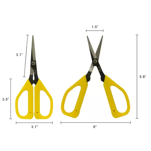 Deluxe Bud Trimming Scissors 6.5-Inch