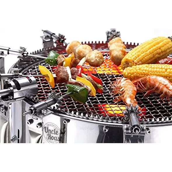 Uncle Roast Automatic Rotisserie BBQ Grill