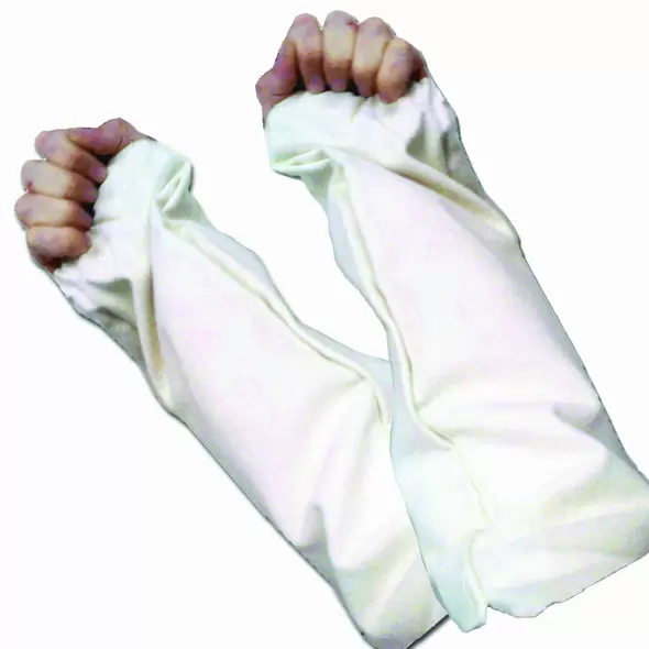Nylon Fruit Picking Sleeves - 1-Pair White