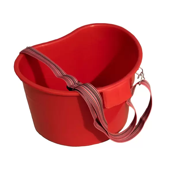 Picking Pail Bucket With Strap - 22-Quart-Red