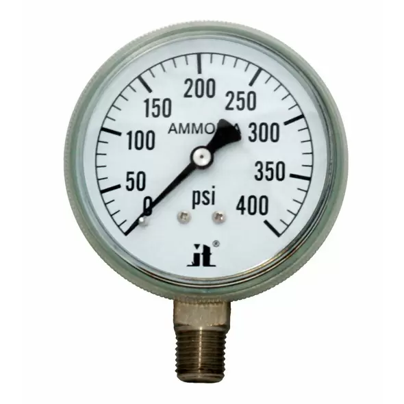 Ammonia Gas Pressure Gauge - 400 PSI