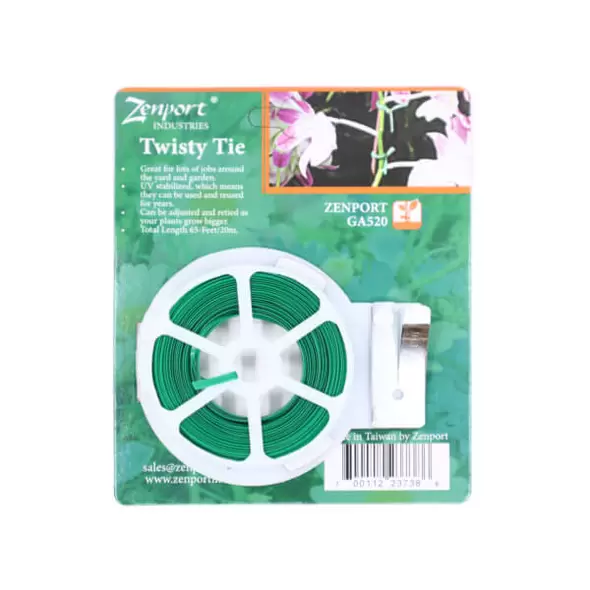 Garden Twisty Plant Tie - 65-Feet