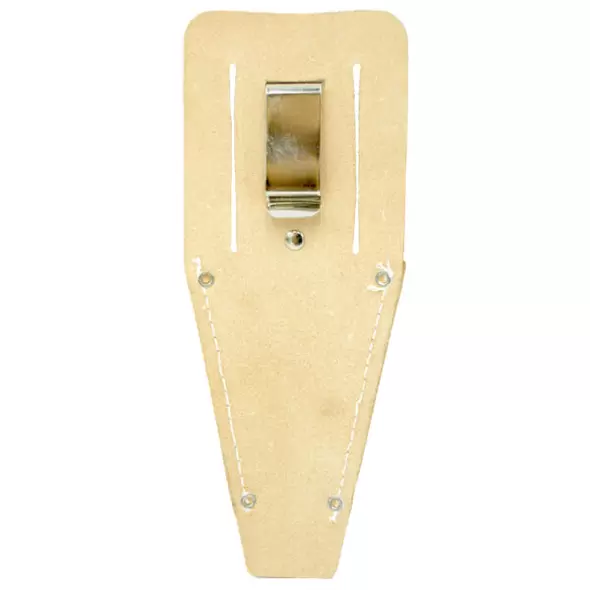 Leather Pruner Sheath With Belt Loop & Metal Clip - Narrow