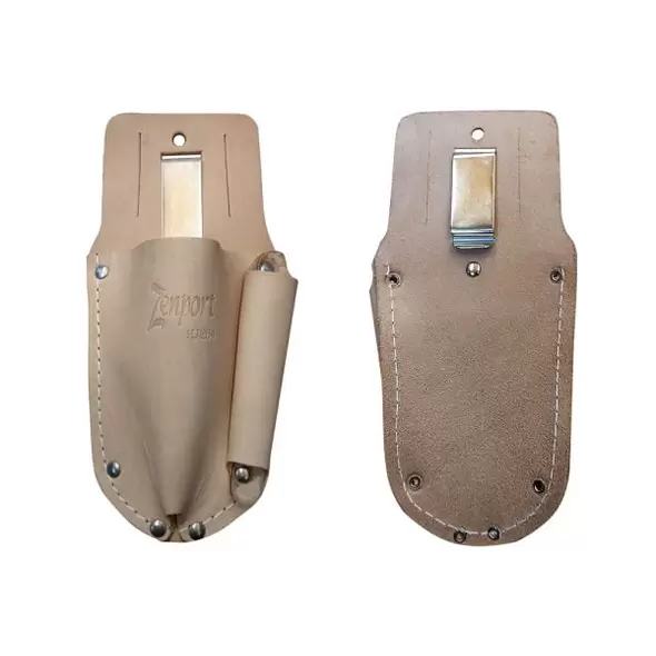 Leather Pruner Sheath w-Sharpener Pocket