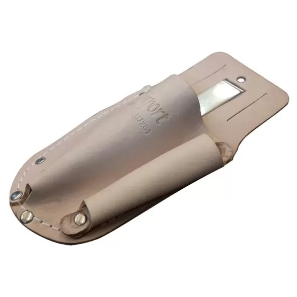 Leather Pruner Sheath w-Sharpener Pocket