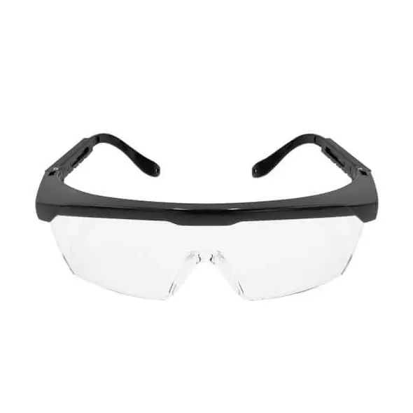 Wrap-Around Safety Glasses UV-Coating and Adjustable Temples