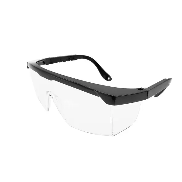 Wrap-Around Safety Glasses UV-Coating and Adjustable Temples