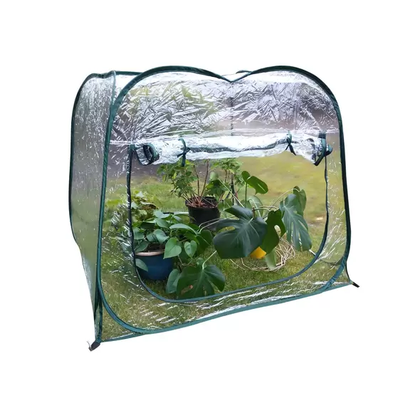 Large Pop-Up Greenhouse 47.3 x 47.3 x 39.4-Inches