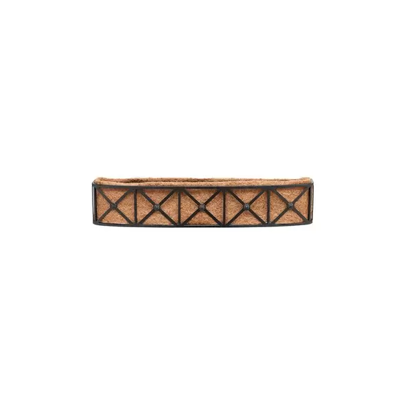 Deer Park Large Rosette Window Box With Coco Liner Black