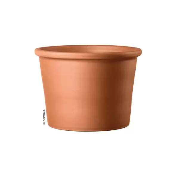 Deroma 10.95" Cylinder Pot Terra Cotta Case Pack