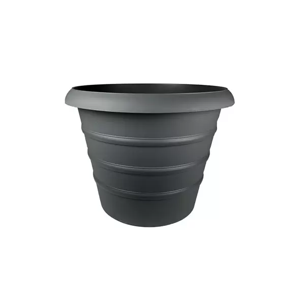 HC 12" Marina Planter Warm Gray
