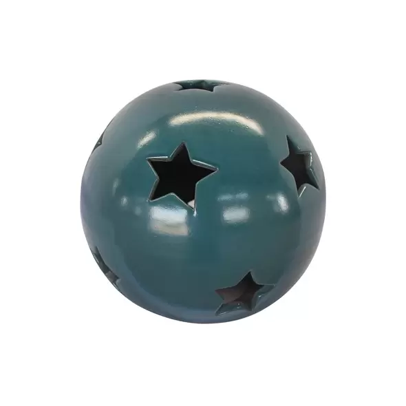 MCarr 10" Sphere W/Stars Peacock