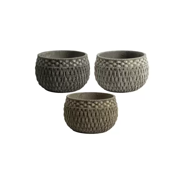 MCarr 48pc Woven Seagrass Planter Pallet Mixed