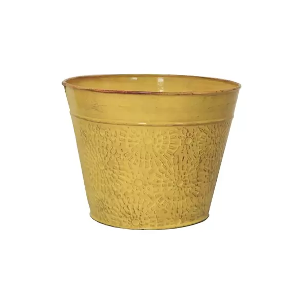 Robert Allen 4" Cove Planter Sunflower