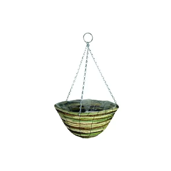 WSP 14" Mountain Leaves Hanging Basket