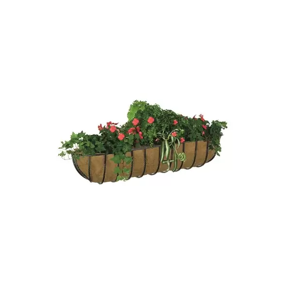 WSP 30" Blacksmith Wall Trough With Coco Liner
