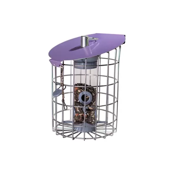 WSP Nuttery Roundhaus Seed Feeder Aubergine