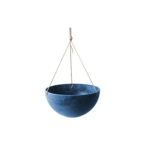 Algreen 14" Acerra Hanging Basket Blue Marble