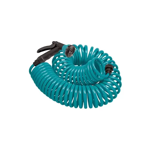 Orbit 25' Hose Coil with Nozzle Blue