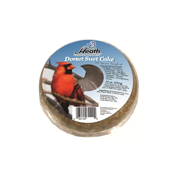 Heath 18oz High Energy Donut Wreath Suet Cake