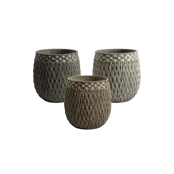 MCarr 24pc Seagrass Teardrop Planter Pallet Mixed