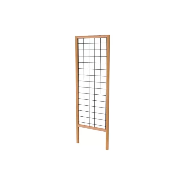 Panacea 72" Wood-Framed Wire Grid Trellis Natural Cedar Finish