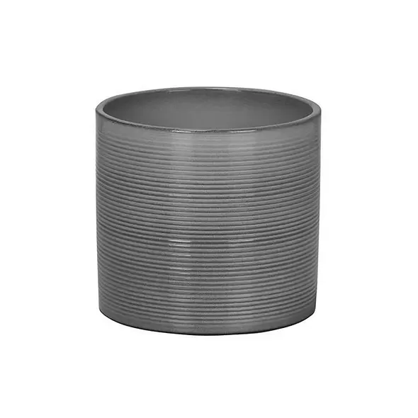 Scheurich 5.5" Glass Grey 828/14 Planter