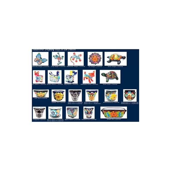 Talavera 128pc Talavera Assortment