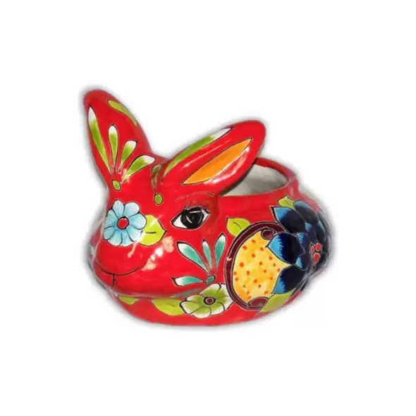 Talavera 11" Rabbit Planter