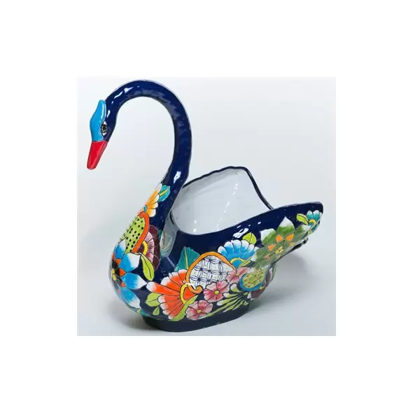 Talavera XLarge Swan Planter