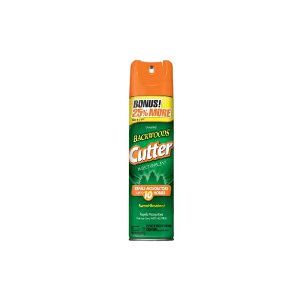 Cutter 7.5oz Backwoods 25%Deet Unscented Aero Insect Repel