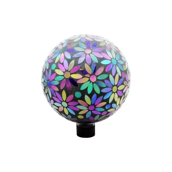 VCS 10" Violets Glass Globe