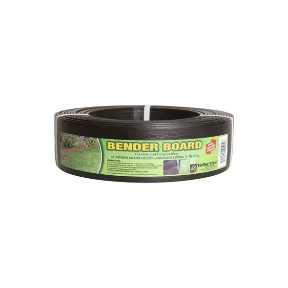 Valley View 4"x40' Bender Board Black