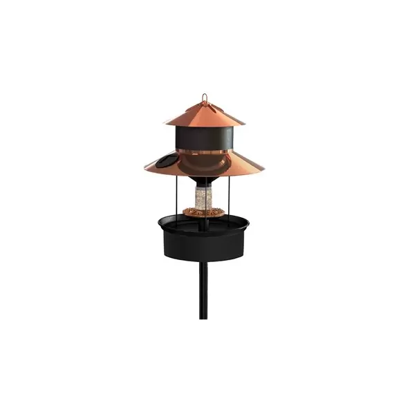 Woodlink Gaslight Solar Light Seed Feeder