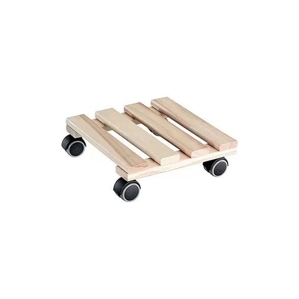 Wagner WPC Small Square Wooden Pallet Plant Caddy
