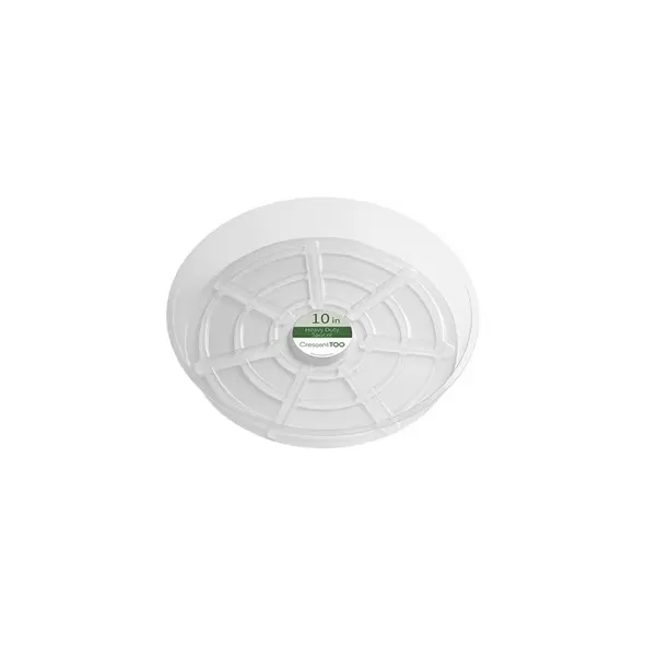 Crescent 10" Heavy Duty Clear Saucer