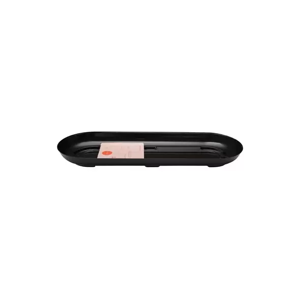 CWP 14" Black Designer Centerpiece Plant Tray Retail Ready Packaging