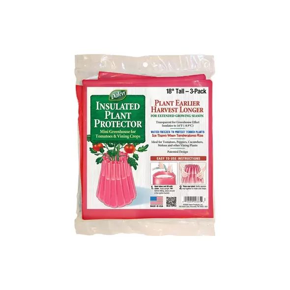 Dalen 3pk Plant Insulator Season Starter Shelf Pack Red