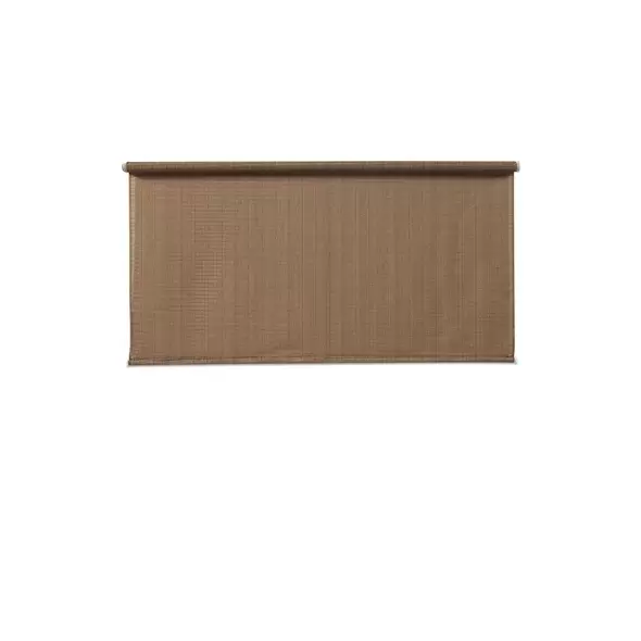 Coolaroo 6'x6' Simple Lift Roll Shade Yakitake Brown