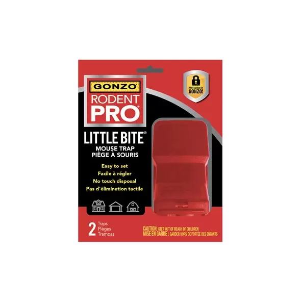 GONZO Rodent Pro Snapper Mouse Trap 2pk