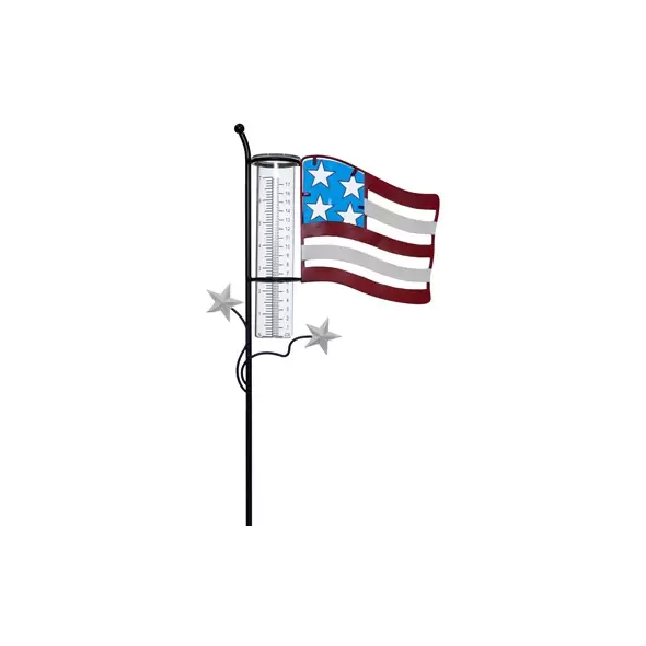 Headwind Flag Rain Gauge 4pk Metal Flag RG Stake