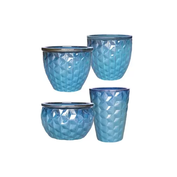 MCarr 26pc Hexagonal Planter Pallet Ultra Marine