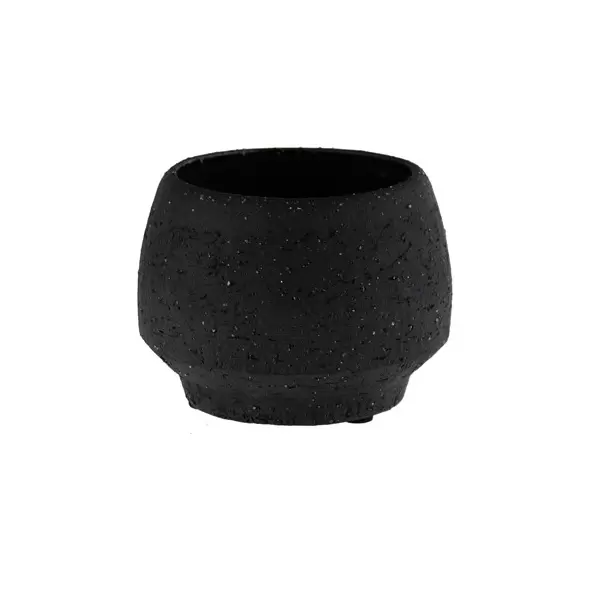 SSI 2" Stoneware Tapered Pot Charcoal